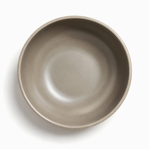 HAISENBERG miska ceramiczna matowa szara — widok z góry